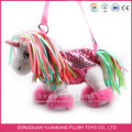 Juguetes de animales de peluche personalizados para niños Unicornio felpa de juguete